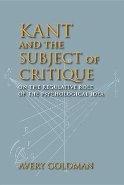 Kant and the Subject of Critique - Goldman, Avery