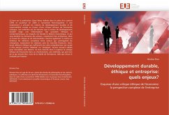 Développement durable, éthique et entreprise: quels enjeux? Cover Développement durable, éthique et entreprise: quels enjeux?