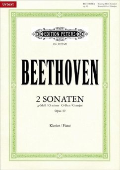 Sonaten op. 49 g-Moll Nr. 1 / G-Dur Nr. 2 - Beethoven, Ludwig van