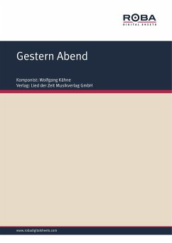 Gestern Abend (eBook, PDF) - Kähne, Wolfgang; Brandenstein, Wolfgang