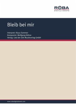 Bleib bei mir (eBook, ePUB) - Kähne, Wolfgang; Upmeier, Ursula