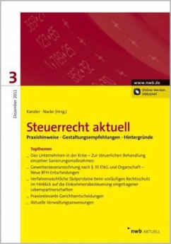 Cover Steuerrecht aktuell