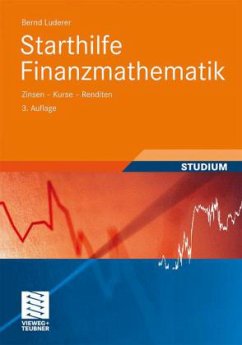 Starthilfe Finanzmathematik - Luderer, Bernd