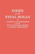 Index to the Final Rolls of Citizens... - Bild 1