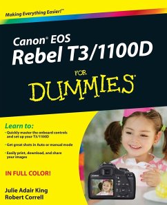 Canon EOS Rebel T3/1100d for Dummies - King, Julie Adair; Correll, Robert