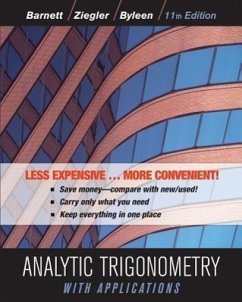 Analytic Trigonometry with Applications - Barnett, Raymond A; Ziegler, Michael R; Byleen, Karl E