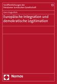 Europäische Integration und demokratische Legitimation