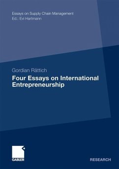 Four Essays on International Entrepreneurship - Rättich, Gordian