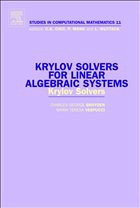 Krylov Solvers for Linear Algebraic Systems - Broyden, Charles George / Vespucci, Maria Teresa
