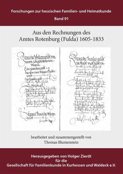 Aus den Rechnungen des Amtes Rotenburg (Fulda) - Blumenstein, Thomas