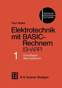 Elektrotechnik mit BASIC-Rechnern (SHARP) - Vaske, Paul