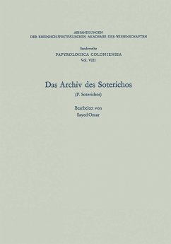 Cover Das Archiv des Soterichos (P. Soterichos)