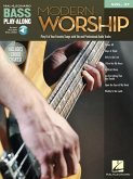 Modern Worship: Bass Play-Along Volume 37 Book/Online Audio [With CD (Audio)]