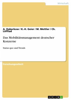 Das Mobilitätsmanagement deutscher Konzerne