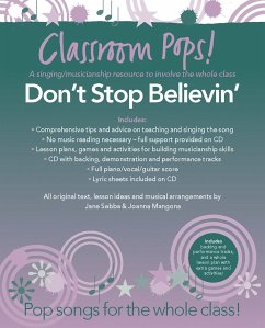 Cover Classroom Pops! Don't Stop Believin' Piano, Vocal & Guitar Vocal Album