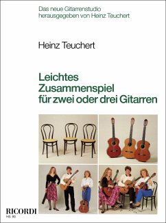 Cover Leichtes Zusammenspiel für 2-3 Gitarren Spielpartitur