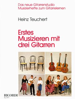 Cover Erstes Musizieren mit drei Gitarren Partitur