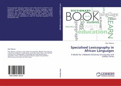 Specialised Lexicography in African Languages