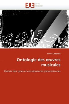 Ontologie Des Uvres Musicales - Chapatte, Yonni