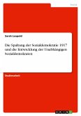 Die Spaltung der Sozialdemokratie 1917 und die Entwicklung der Unabhängigen Sozialdemokraten