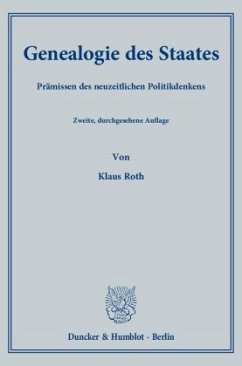 Genealogie des Staates - Roth, Klaus