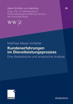 Kundenerfahrungen im Dienstleistungsprozess - Mayer-Vorfelder, Matthias