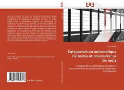 Catégorisation automatique de textes et cooccurrence de mots - Réhel, Simon