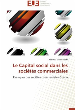 Le Capital social dans les sociétés commerciales - ZAKI, Adamou Moussa