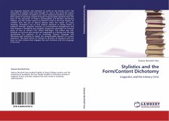 Stylistics and the Form/Content Dichotomy