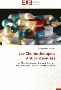 Les Chimiothérapies Anticancéreuses - PONCHEL HENNEBIL, Lucie