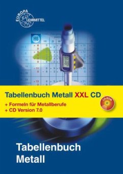 Tabellenbuch Metall, m. Formelsammlung u. CD-ROM