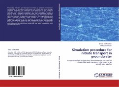 Simulation procedure for nitrate transport in groundwater