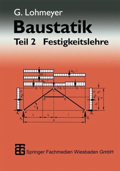 Baustatik, in 2 Tln., Tl.2, Festigkeitslehre: Teil 2 Festigkeitslehre