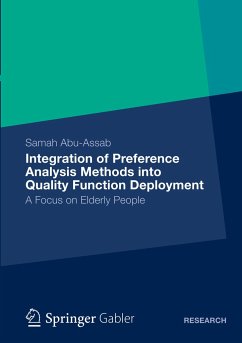 Integration of Preference Analysis Methods into QFD for Elderly People - Abu-Assab, Samah