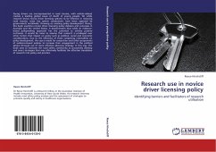 Research use in novice driver licensing policy - Hinchcliff, Reece