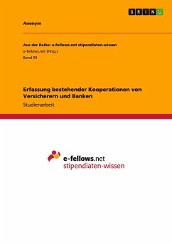 Erfassung bestehender Kooperationen von Versicherern und Banken - Anonym