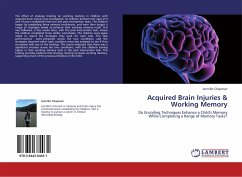 Acquired Brain Injuries & Working Memory - Chapman, Jennifer