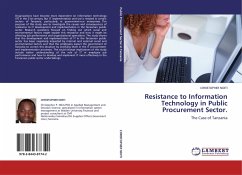 Resistance to Information Technology in Public Procurement Sector.