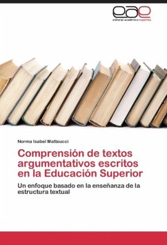 Comprensión de textos argumentativos escritos en la Educación Superior - Matteucci, Norma Isabel