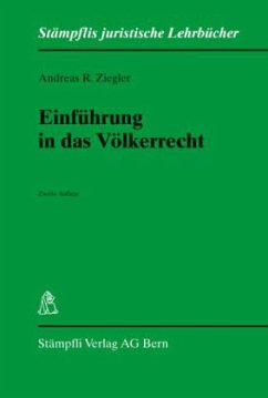 Cover Einführung in das Völkerrecht (f. d. Schweiz)