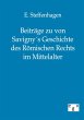 Beiträge zu von Savigny´s Geschichte... - Bild 1