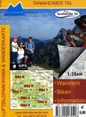 Alpenwelt Luftbildpanorama & Wanderkarte Tannheimer Tal