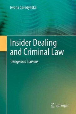 Insider Dealing and Criminal Law - Seredynska, Iwona