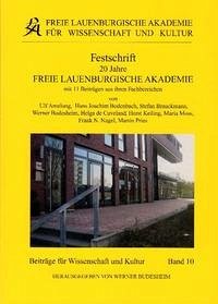 Festschrift 20 Jahre Freie lauenburgische Akademie
