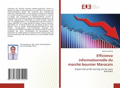 Cover Efficience informationnelle du marché boursier Marocain