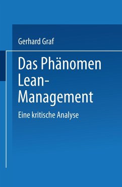 Das Phänomen Lean Management - Graf, Gerhard