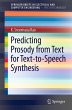 Predicting Prosody from Text for... - Bild 1