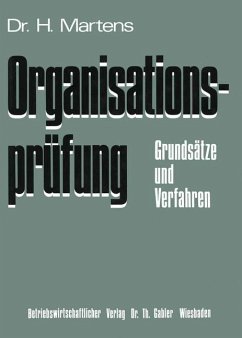 Organisationsprüfung - Martens, Helmut