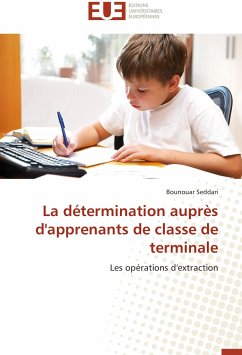 La détermination auprès d'apprenants de classe de terminale - SEDDARI, Bounouar