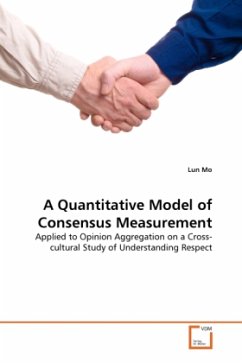 Cover A Quantitative Model of Consensus Measurement